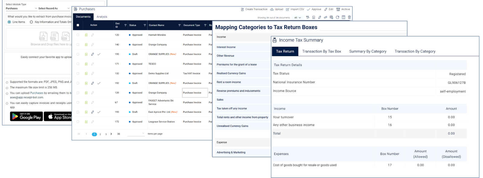 Acxite Dashboard Overview - Accounting and Bookkeeping Software for Small Business